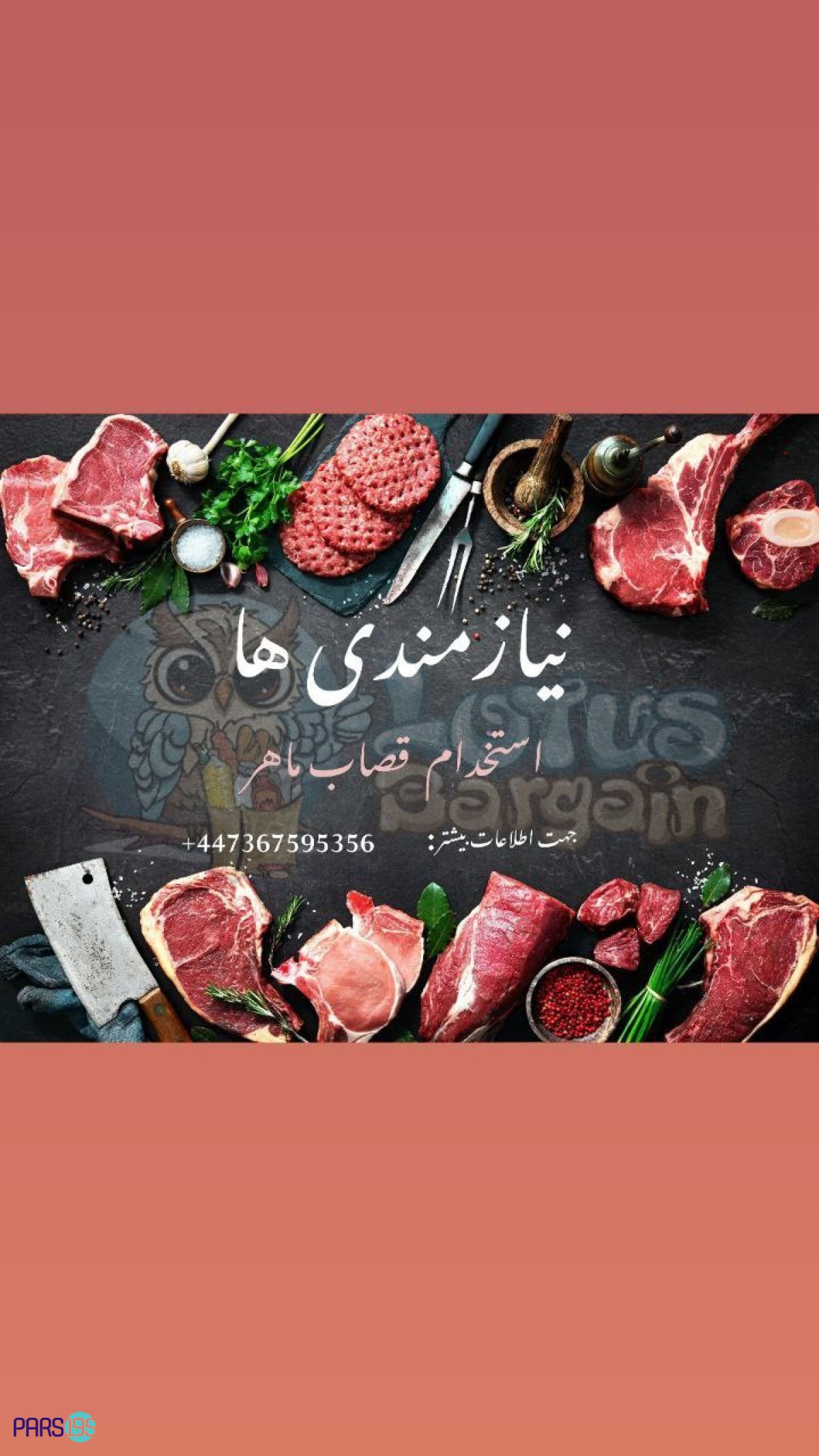 نیازمند قصاب ماهر