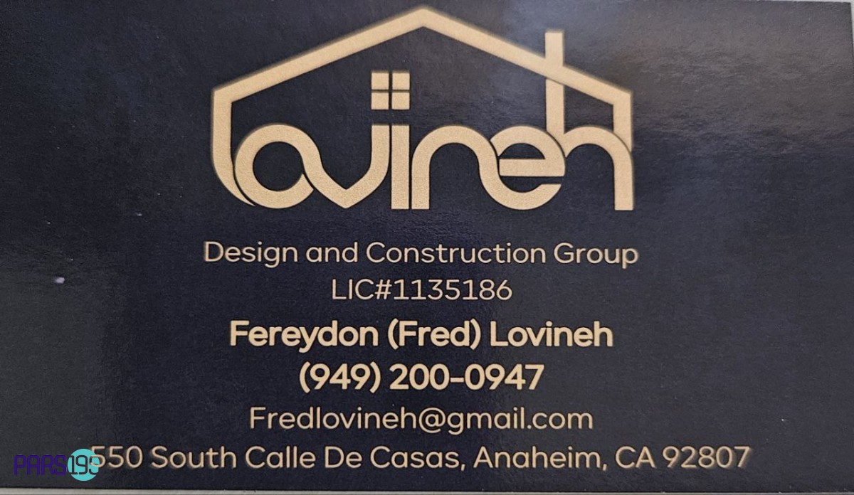 خدمات ساختمانی Lovineh Design