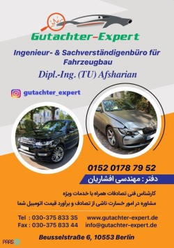 مهندسی افشاریان کارشناس فنی تصادفات